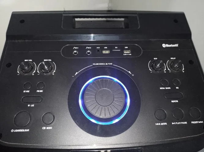 Caixa De Som Torre Double 12 Pol 2300w Bluetooth Pulse - SP508