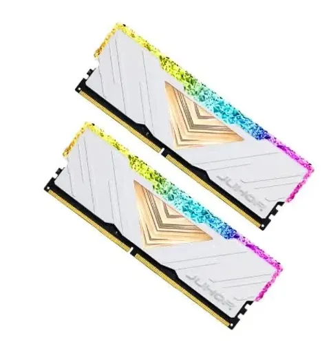 Kit memória 16gb 2x8gb RGB Brancas 3200