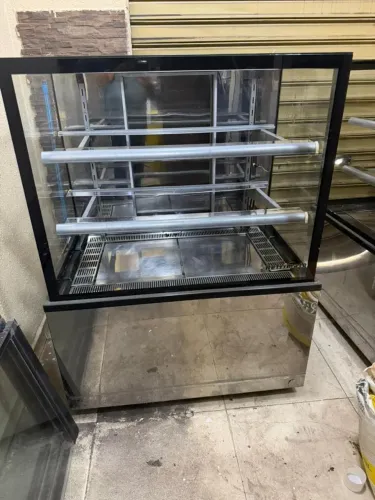 Balcao quente/estufa vitrine/refrimate titanium