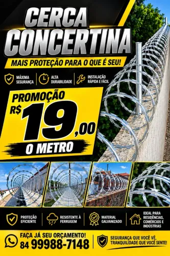 Concertina promoção R$19 O metrô