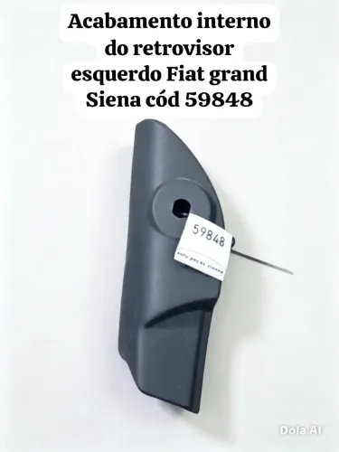 Acabamento interno retrovisor esquerdo Grand siena