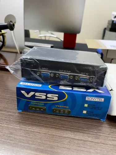 Distribuidor VGA Sonytel VSS 1x2 - Duplica Tela - Novo