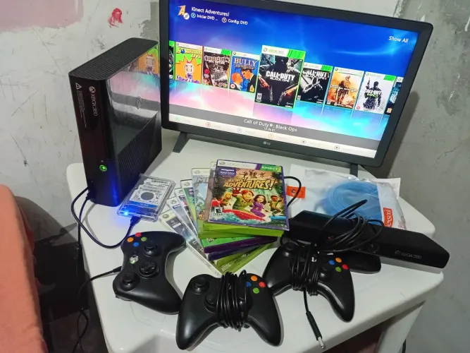Xbox 360 Tunado cheio de jogos