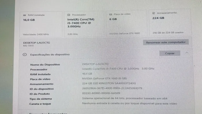 PC GAMER. R$ 1.600 parcelo no cartão