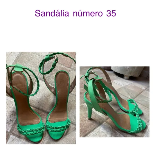 Sandália número 35