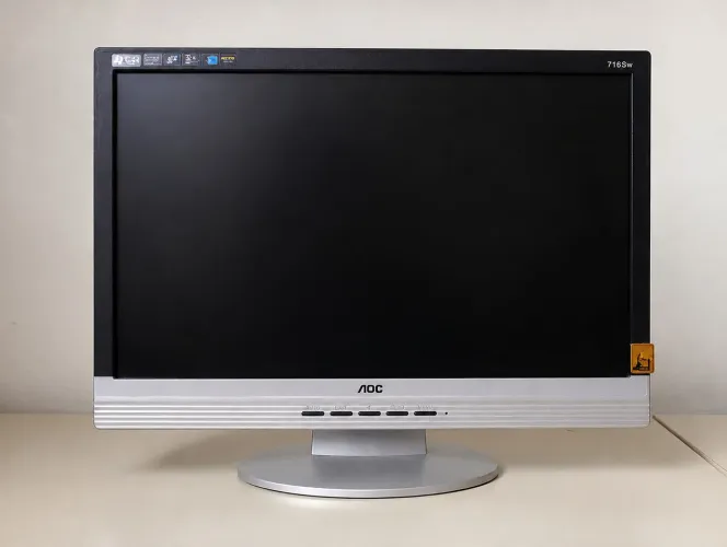 Monitor AOC LCD 16? 716Sw Bivolt - Funcionando Perfeitamente