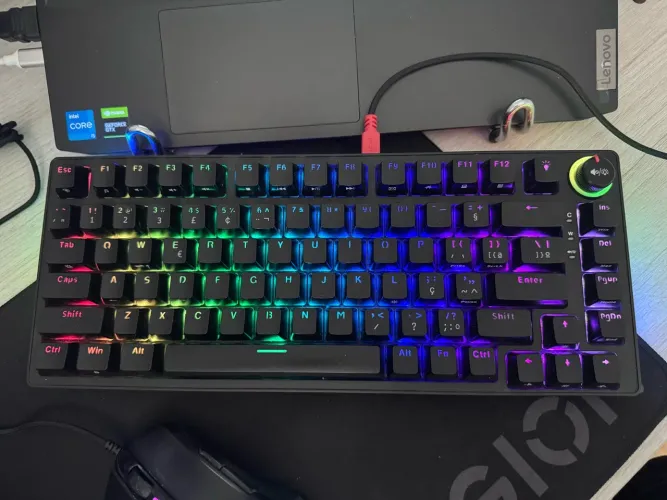 Teclado Gamer Mecânico RGB RASEC Pcyes