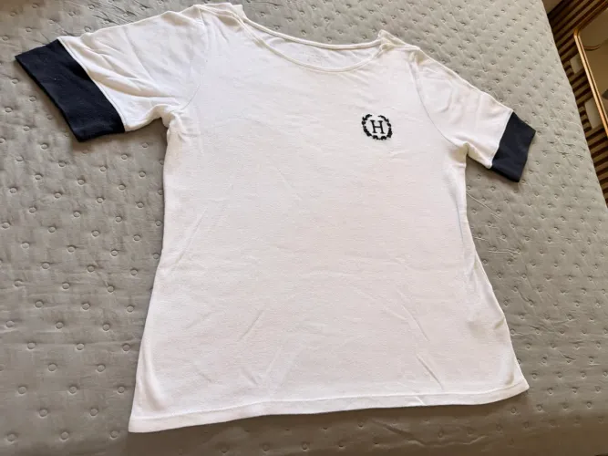 blusa tommy hilfiger feminina branca xl