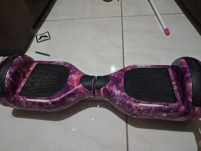 Hoverboard Skate Elétrico Original 6.5 Led Bluetooth.  Cor galaxia 