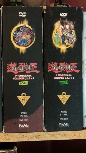 DVD Yu-Gi-Oh BOX 1 e 2 primeira temporada.
