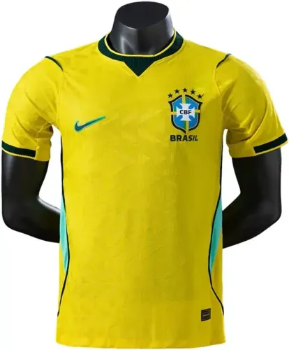 Camisa Brasil I 2026 Jogador Masculina - Amarela