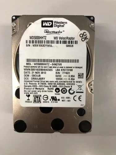 hd 500gb velociraptor