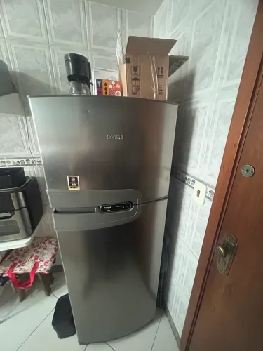 Geladeira duplex inox (Consul)