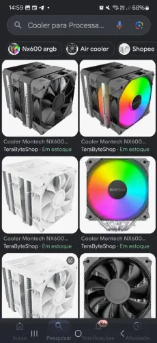 Cooler para Processador Montech NX600, 120mm, Intel-AMD,