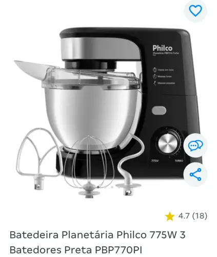 Batedeira planetária 