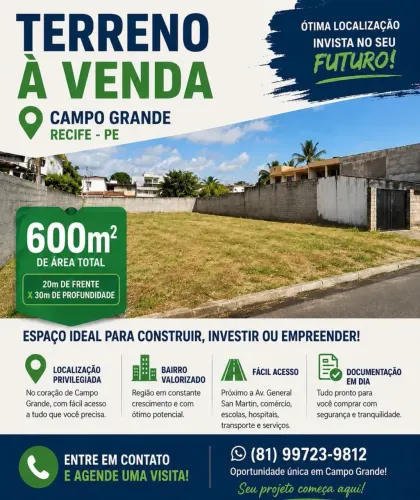 terreno a venda em campo grande
