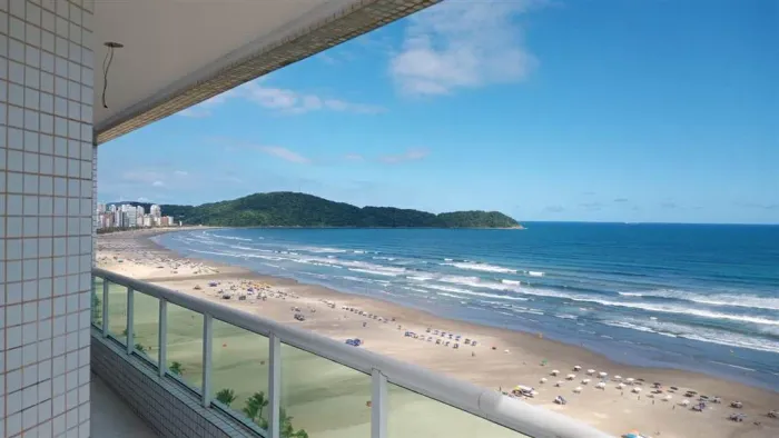 FRENTE TOTAL PARA O MAR, APARTAMENTO 03 QUARTOS, BAIRRO GUILHERMINA, NA IMOBILIÁRIA EM PRA