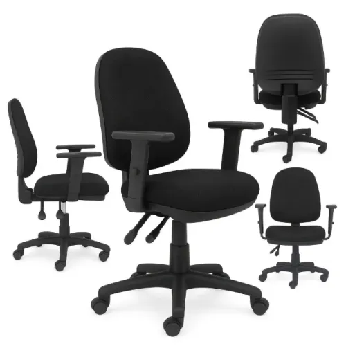 Cadeira de Escritório Ergonômica AXYS - Cor Preta - 20091