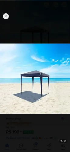 Vendo essa barraca de praia 