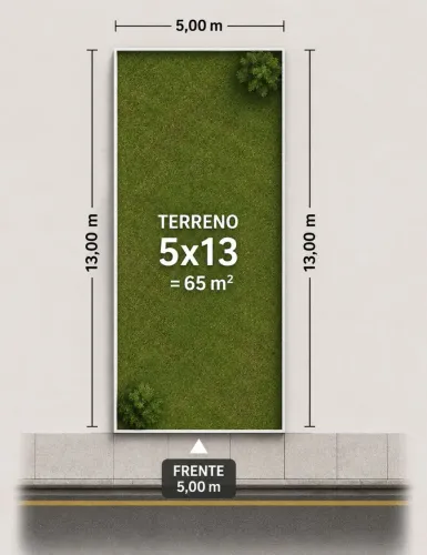 Vendo ou troco terreno 5x13