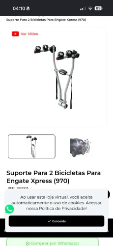 Vendo um trásbaike semi novo barato chama