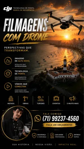     Filmagem com Drone Profissional em Salvador e Região