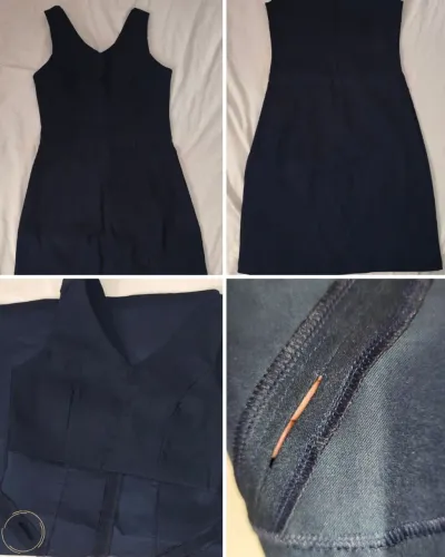 Vestido Tubinho Azul-Marinho Feminino G