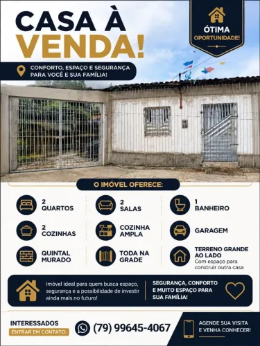 Vende-se Casa com grande terreno do lado