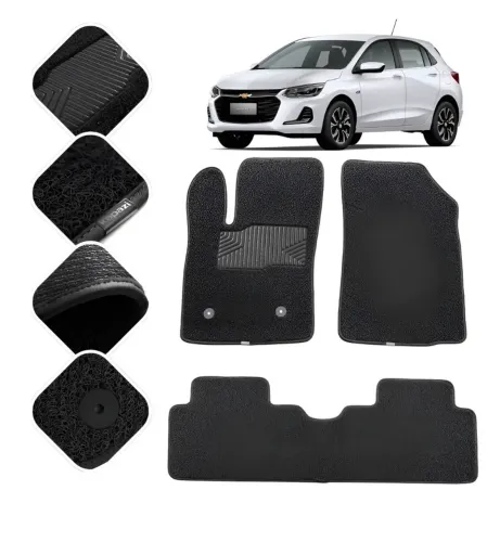 Tapete Automotivo kapazi com Ilhós Chevrolet Onix Hatch- 2023 +