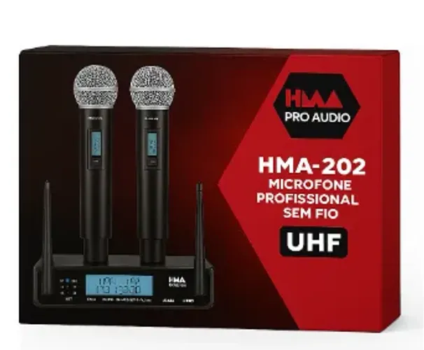 Microfone Genérico Hma 202 Profissional Para Gravação