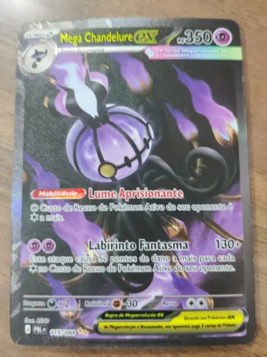 Carta pokémon mega Chandelure ex