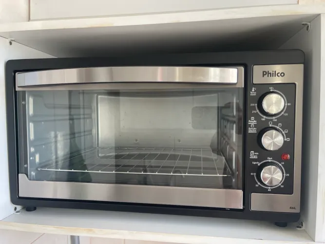 Forno Elétrico Philco PFE48IP 46L com Timer e Função Dourar 1500W - Preto