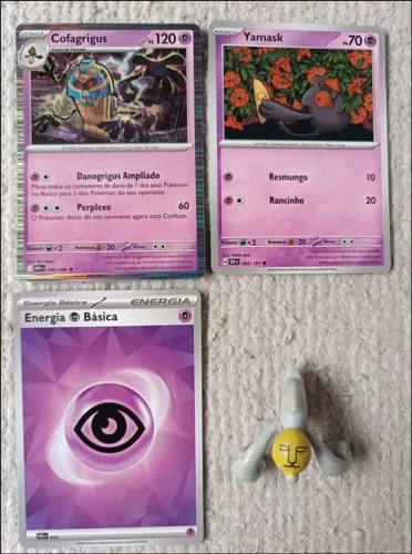 Colecionável Pokémon: Yamask + Cartas