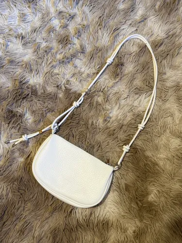 Bolsa transversal branca