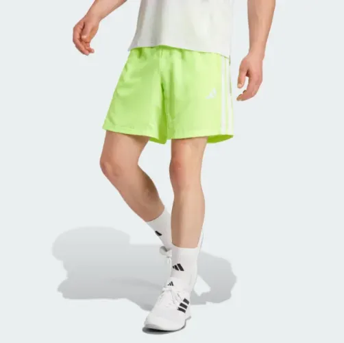 shorts malha essentials três listras