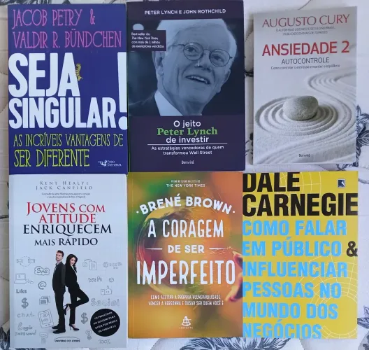 Livros dale Carnegie, Peter Lynch, cury