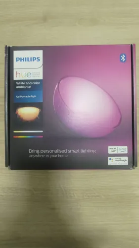 Philips Hue Go (luminária portátil Alexa casa inteligente)