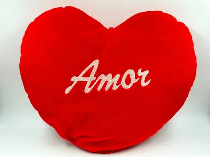 Coração de Pelúcia Vermelho Amor - Usado