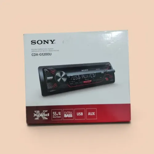 Radio Sony FM/AM Compact Disc Play CDX-G1200U