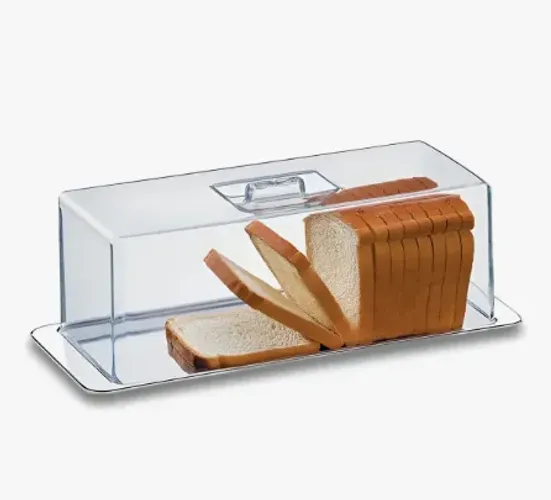Porta Pão Torta Fria Rocambole 2 Pecas Atina Brinox