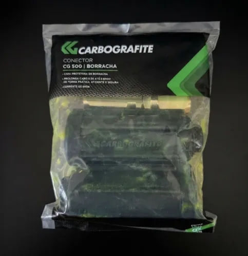 Mconector para cabo solda de borracha CG500 Carbografite Macho/femea