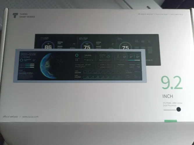 Monitor IPS de monitoramento TURZX 9.2 polegadas
