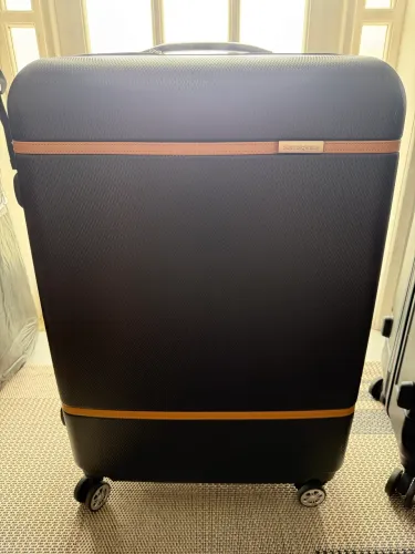 Mala Samsonite Clearwater com capa de proteção Spinner 28 Grande 76x50x32