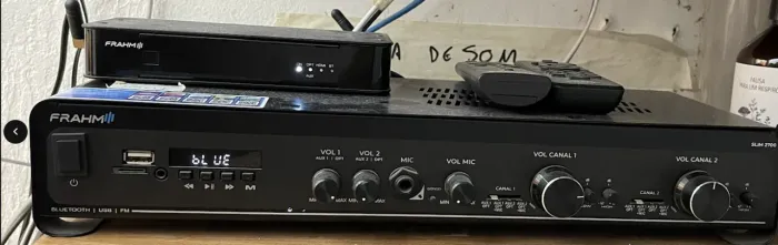 Kit Som Ambiente Completo Frahm Slim 2700 + 6 Caixas.