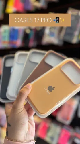 Cases De Silicone para iPhone 17 Pro