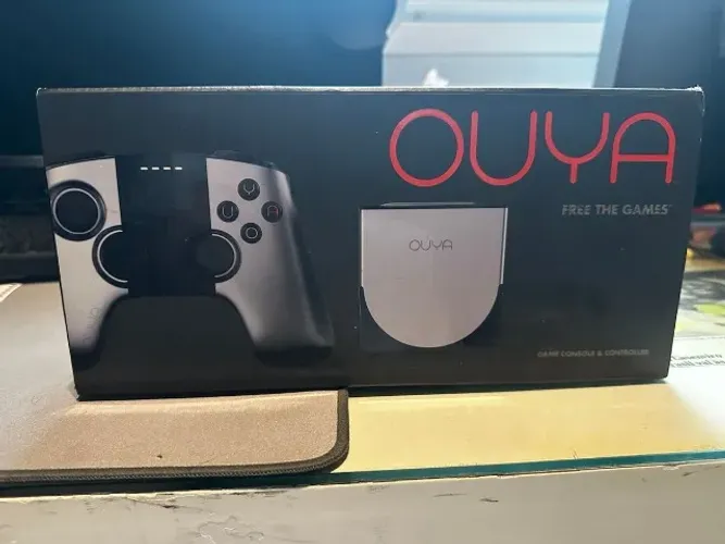 Console Ouya Lacrado Novo Americano Original Silver Ouya1
