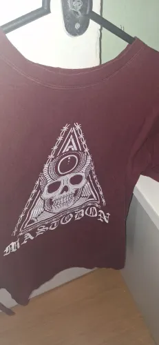 Camiseta tour banda mastodon e gojira metal