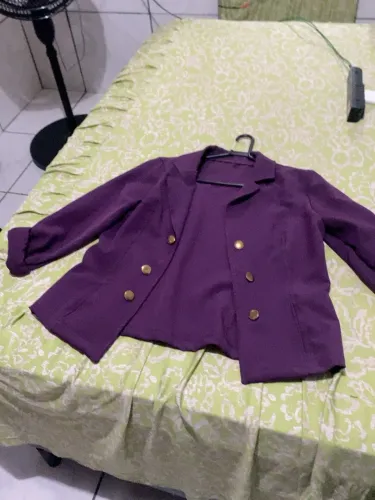 ? BLAZER ROXO ALFAIATARIA FEMININO- ELEGÂNCIA E PODER ?