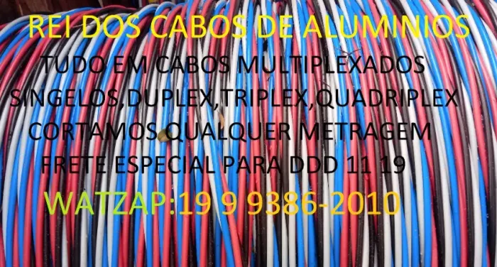 cabo duplex 50mm neutro isolado fase + neutro