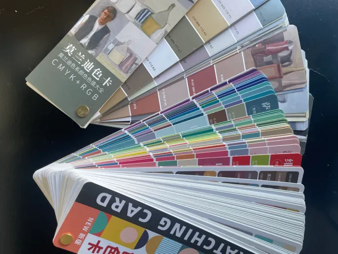 Mostruário cartelas de cores